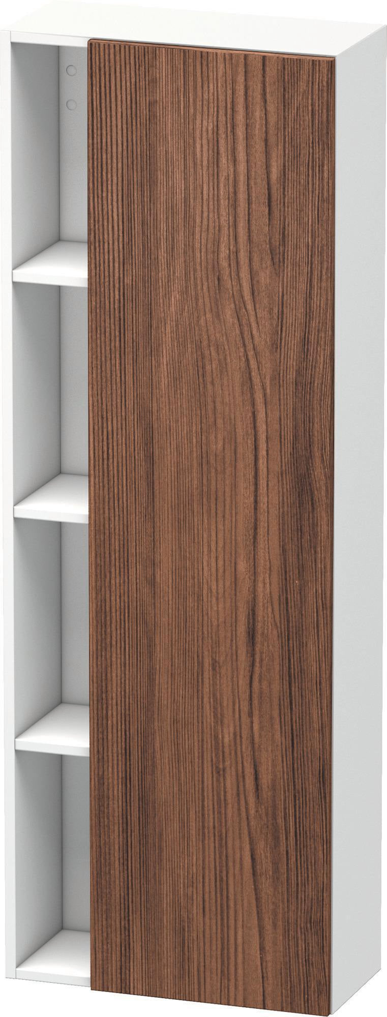 DURAVIT DuraStyle Hochschrank 1400 mm, 1 Tür links, weiß matt – wandhängend mit Soft-Close