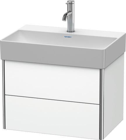 DURAVIT XSquare Waschtischunterbau 584 mm s-matt mit Ahorn Innenausstattung