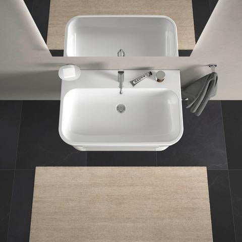 Duravit Happy D.2 Möbelwaschtisch 800 mm mit Überlauf, 1 Hahnloch, weiß – wandhängend