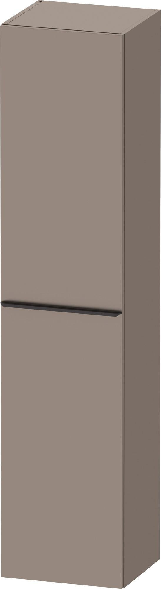 DURAVIT D-Neo Hochschrank 400x360x1760 mm, 1 Tür links, Eiche Schwarz – Matt, Soft-Close
