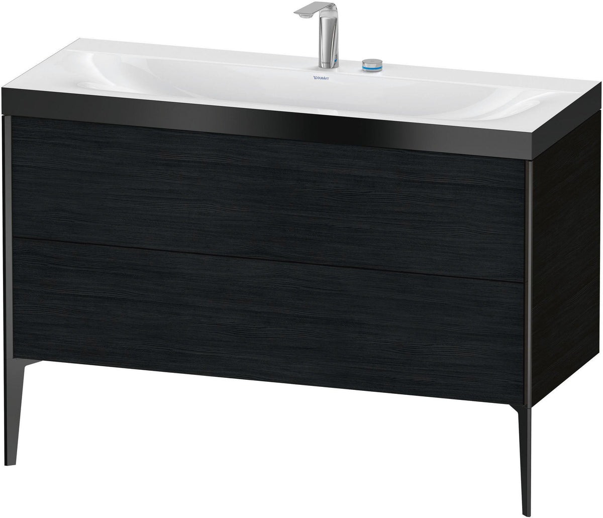 DURAVIT XViu c-bonded Waschtischunterbauset 1200 mm Eiche mit 2 Auszügen