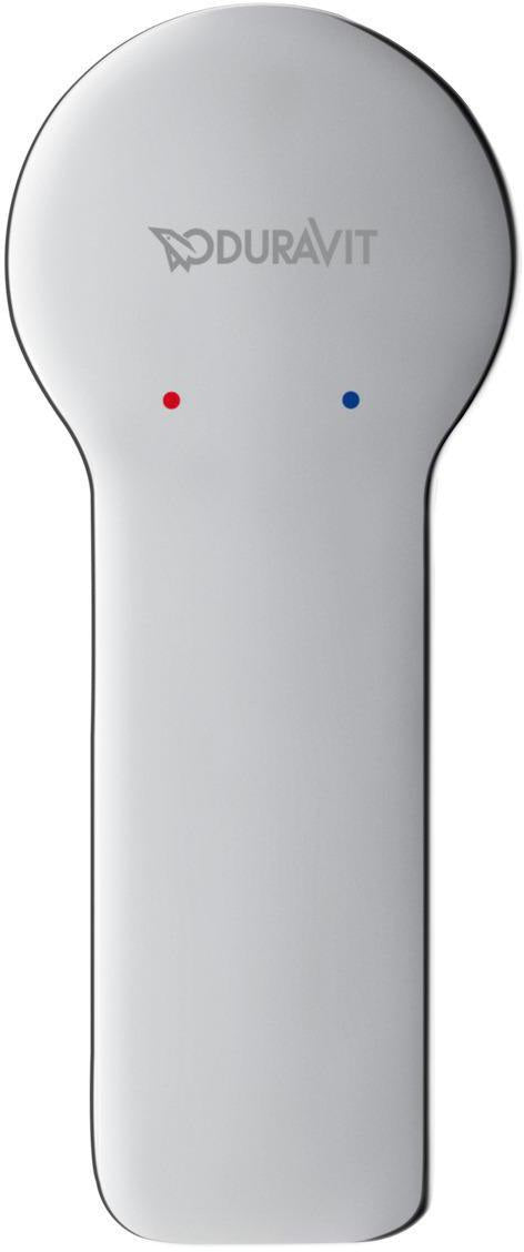 DURAVIT A.1 Einhebel-Waschtischmischer mit Zugstange, Chrom – 107 mm Ausladung