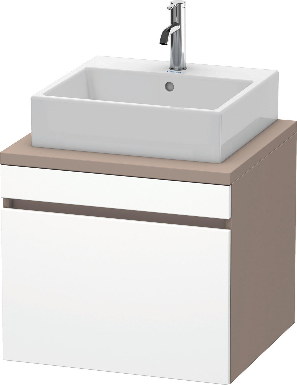 DURAVIT DuraStyle Konsolenunterschrank 600 mm betongrau matt – 1 Auszug, wandhängend