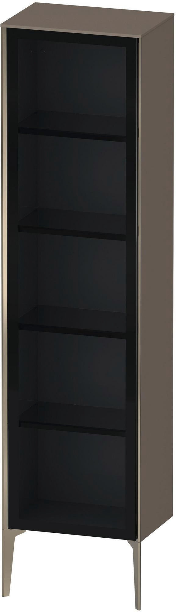DURAVIT XViu Hochschrank 1770 mm Glasfront dolomiti grey hochglanz rechts