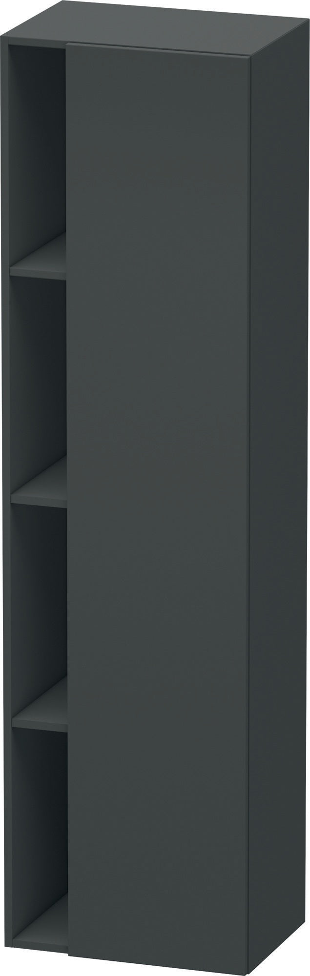 DURAVIT DuraStyle Hochschrank 360x500x1800mm, 1 Tür links, weiß matt – Wandhängend mit Soft-Close