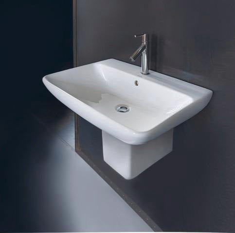 DURAVIT Halbsäule ME by Starck aus Sanitärkeramik, 300x170x300 mm, weiß, für 233565, 232560, 233555 u.a.