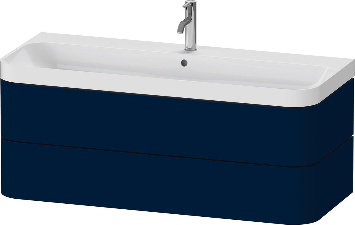 Duravit Happy D.2 Waschtischset 1175 mm wandhängend mit Tip-on Technik und Soft-Close