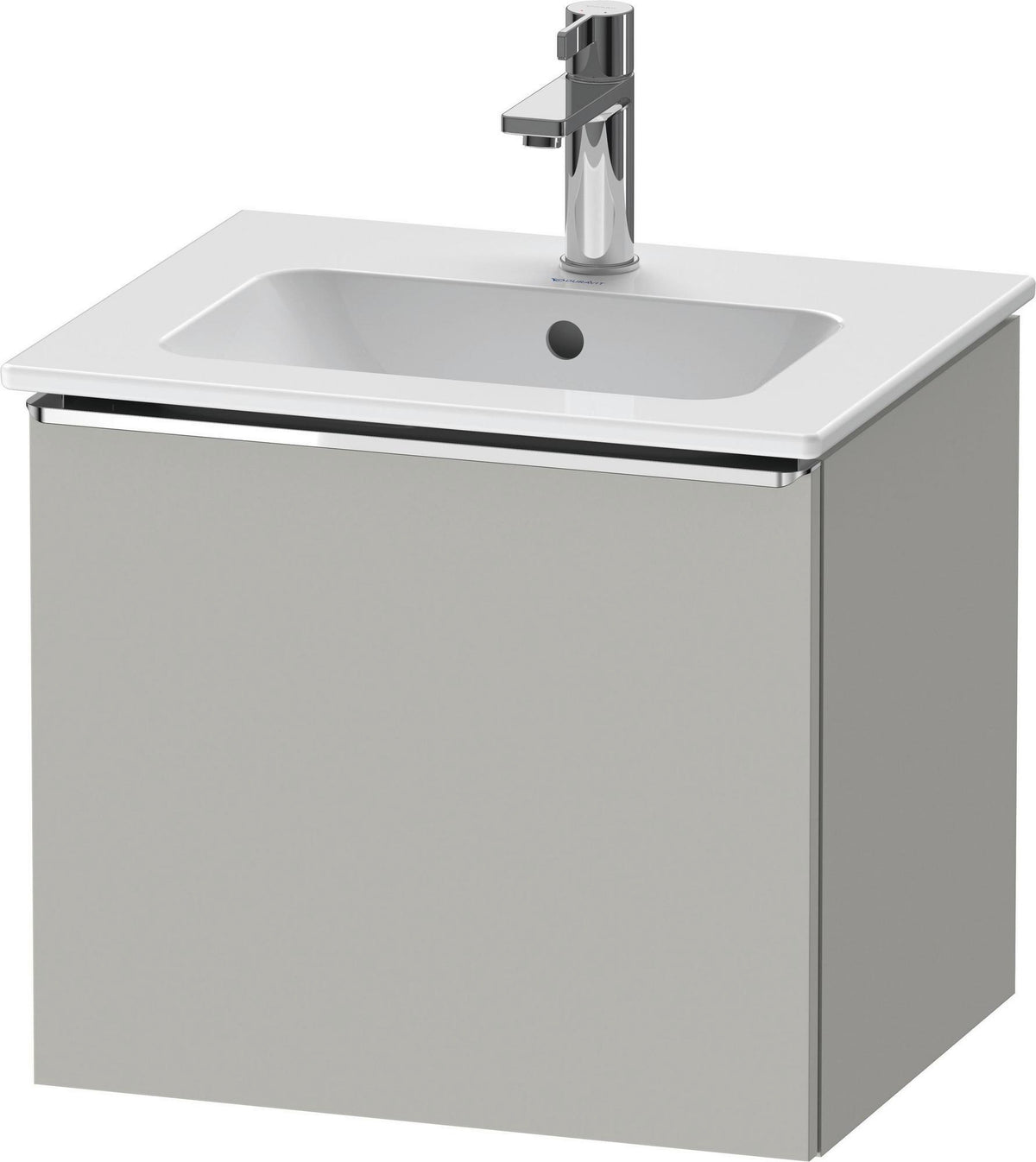 DURAVIT D-Neo Waschtischunterbau 510 mm Eiche Schwarz Matt mit Bronze Griff