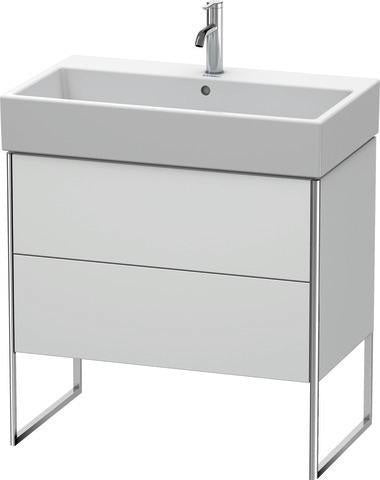 Duravit XSquare Waschtischunterbau 784 mm mit Fußgestell für Vero Air – Sand-matt Eiche