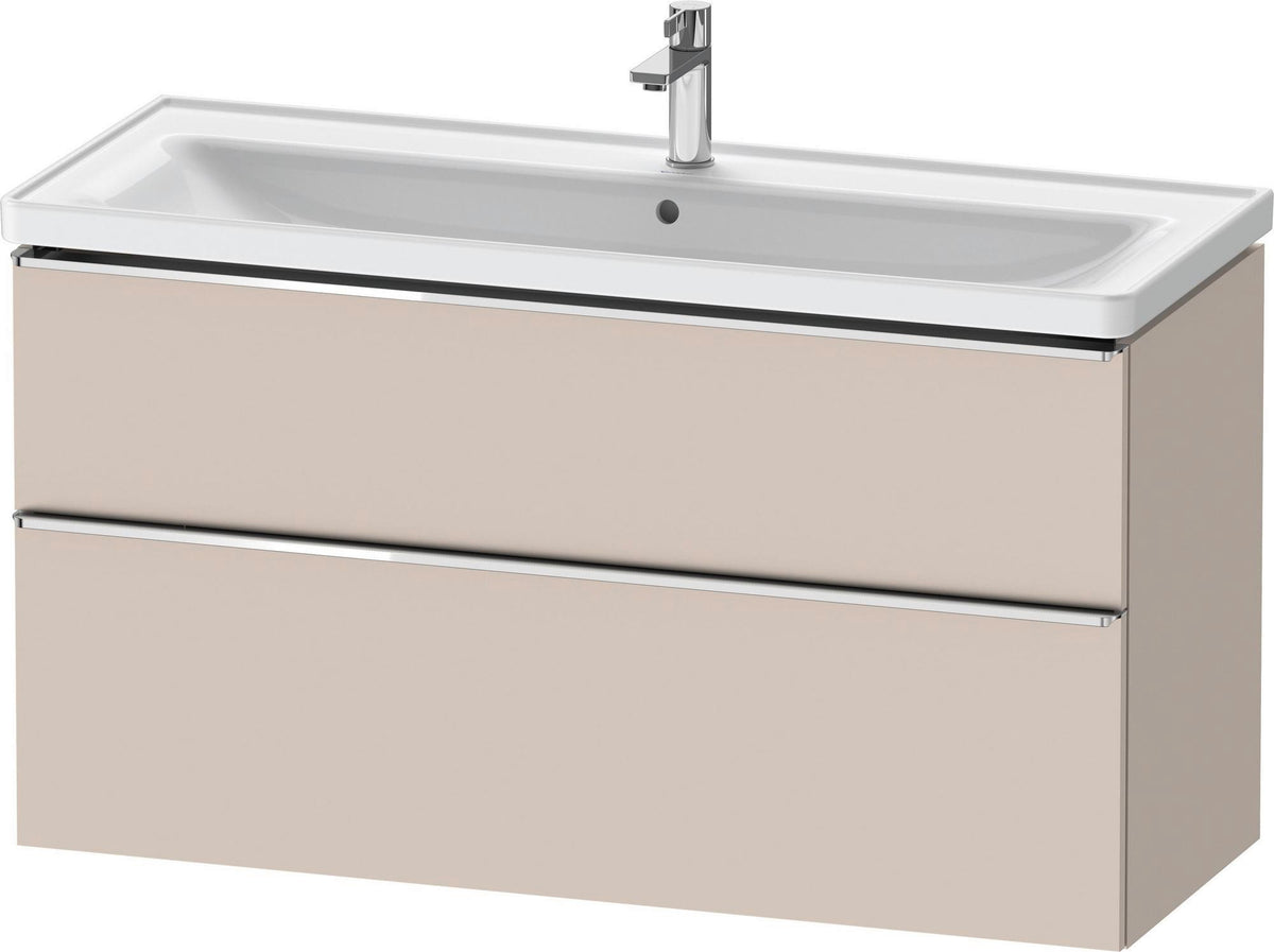DURAVIT D-Neo Waschtischunterbau 1184 mm Eiche Schwarz mit Bronze Griff