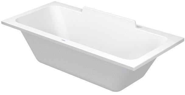 Duravit DuraStyle 2 Rechteck-Badewanne 1800x800mm weiß mit 2 Rückenschrägen