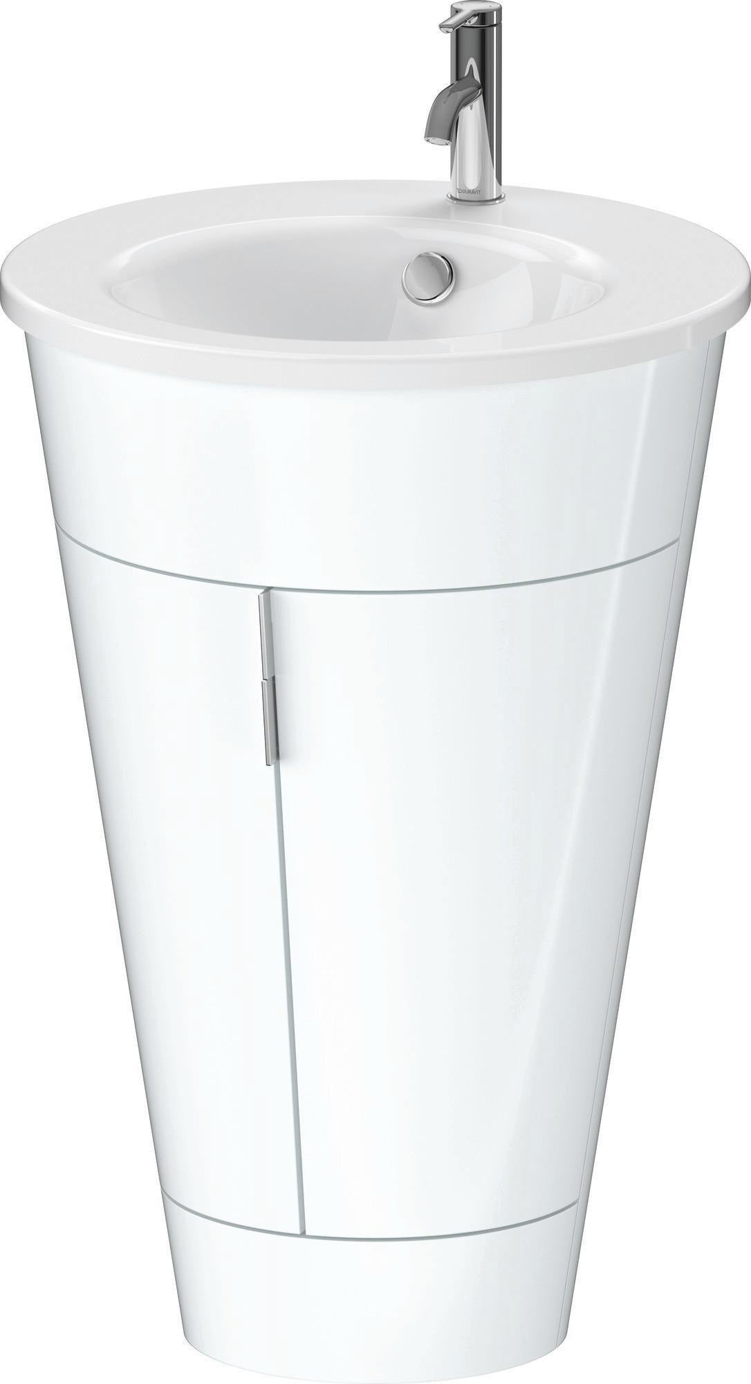 DURAVIT Waschtischunterbau Starck 1 bodenstehend 560 mm amerikanisch nussbaum, 2 Türen