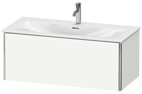 Duravit Waschtischunterbau XSquare 1010 mm weiß matt mit Auszug und Tip-On-Technik