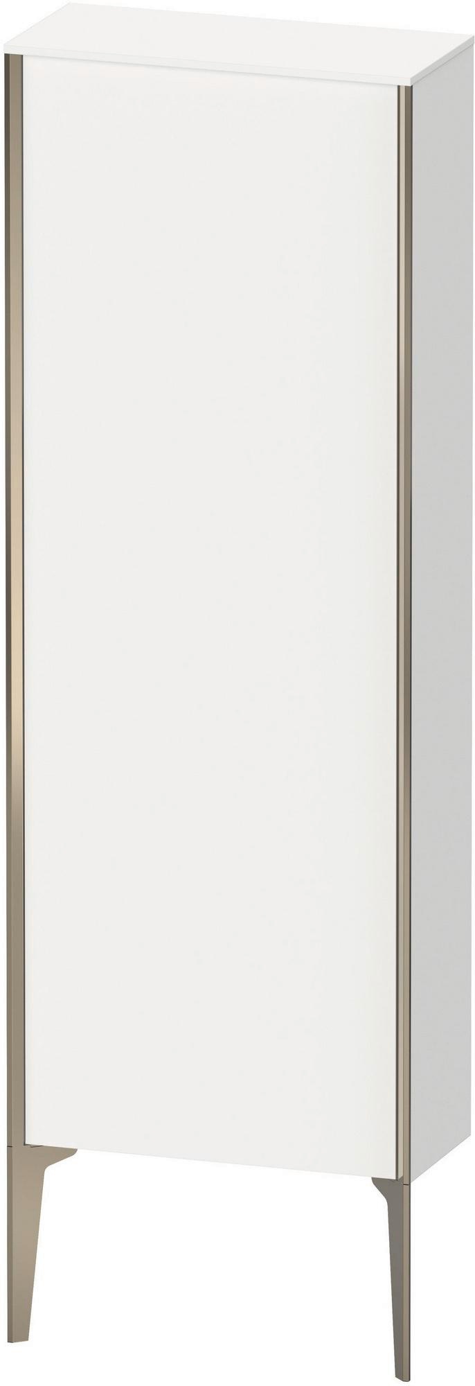 Duravit XViu Halbhochschrank 500 mm weiß matt mit Tip-on Technik und Soft-Close