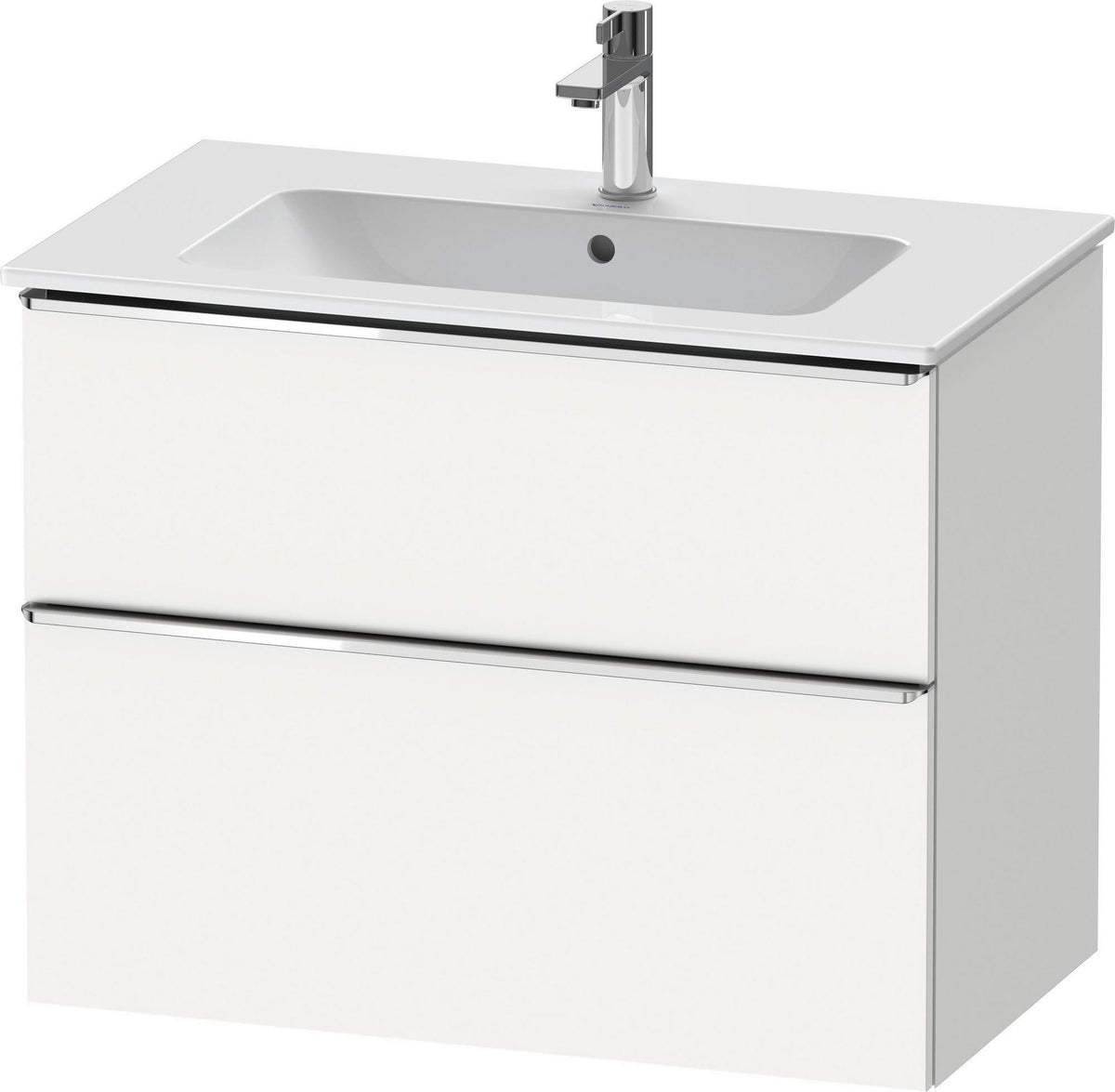 Duravit D-Neo Waschtischunterbau 810 mm betongrau matt mit Soft-Close-Auszug