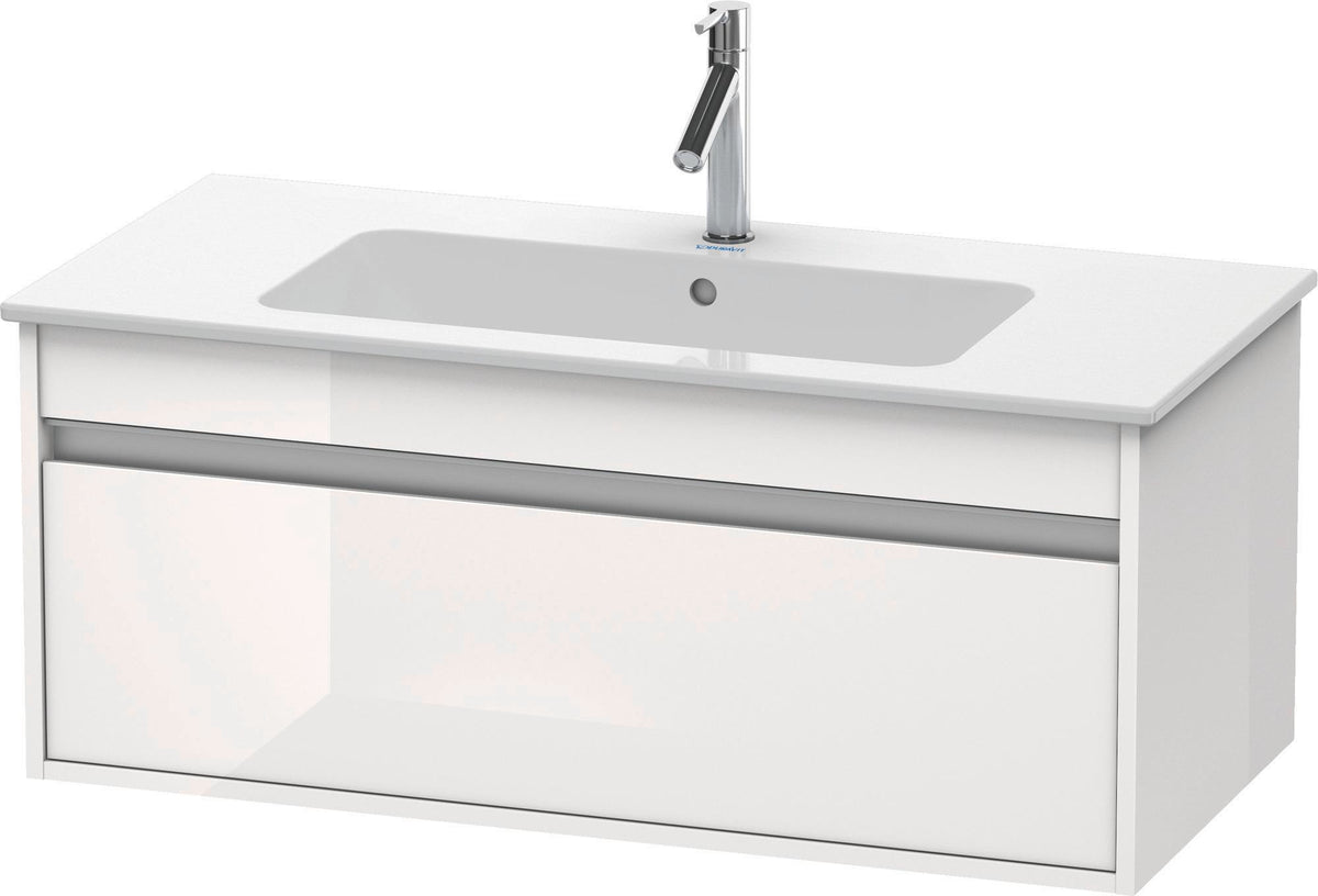 DURAVIT Ketho Waschtischunterbau 1000 mm betongrau matt mit 1 Auszug – ME by Starck Design