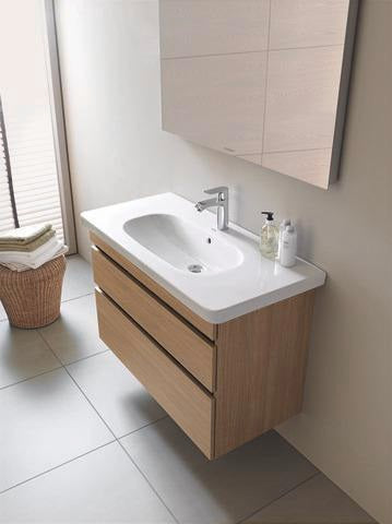DURAVIT DuraStyle Möbelwaschtisch 1000 mm mit Überlauf & WonderGliss – Weiß