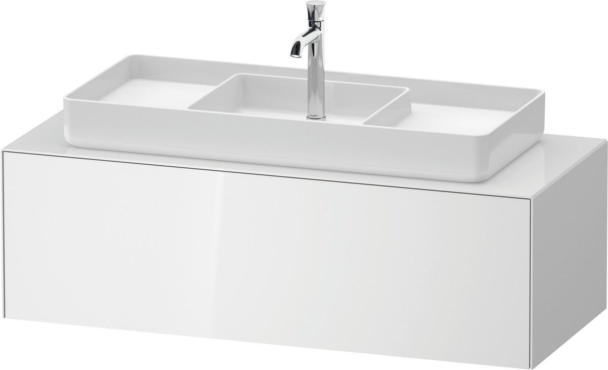 DURAVIT White Tulip Konsolen-Waschtischunterbau 1300 mm, wandhängend, weiß seidenmatt, 1 Auszug