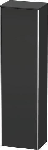 DURAVIT XSquare Hochschrank 1776 mm graphit supermatt, rechts, mit Tip-On und Soft-Close