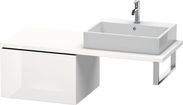 Duravit L-Cube Unterschrank 620 mm taupe supermatt mit 1 Auszug und Dämpfung