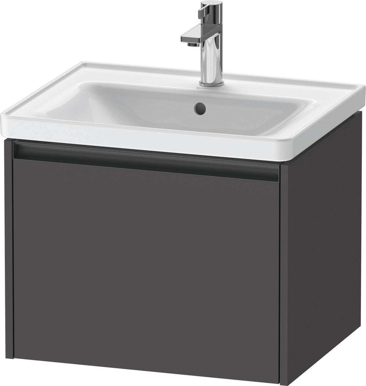 Duravit Ketho.2 Waschtischunterbau 584 mm betongrau matt mit 1 Auszug