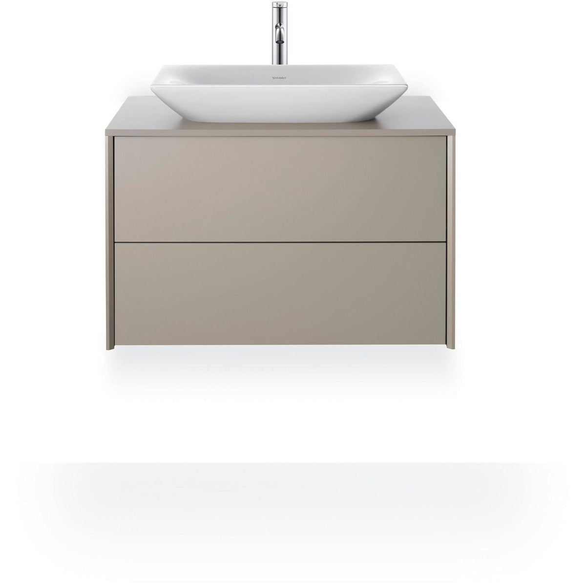 DURAVIT C.1 Einhebel-Waschtischmischer L ohne Zugstange, Schwarz Matt, 136 mm Ausladung