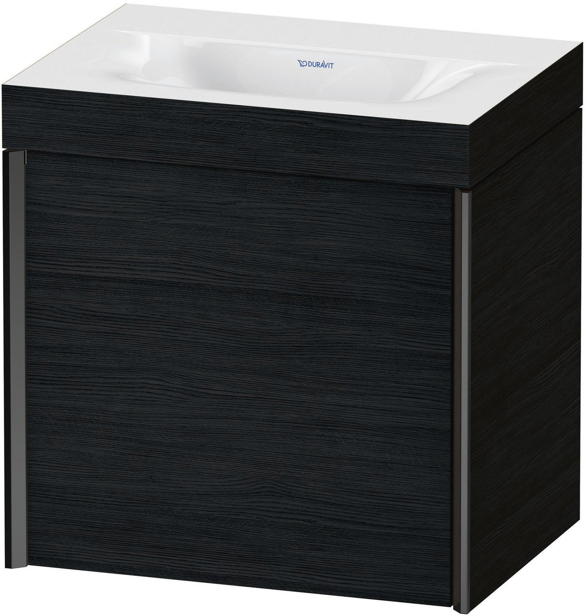 DURAVIT XViu Waschtischunterbauset c-bonded wandhängend 460x450x330 mm Eiche Schwarz