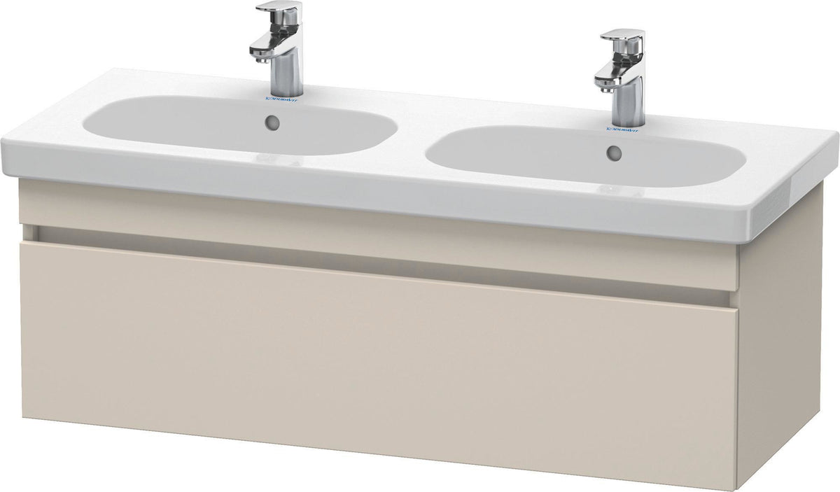 Duravit DuraStyle Waschtischunterbau 1150 mm wandhängend, 1 Auszug, weiß matt – mit Soft-Close