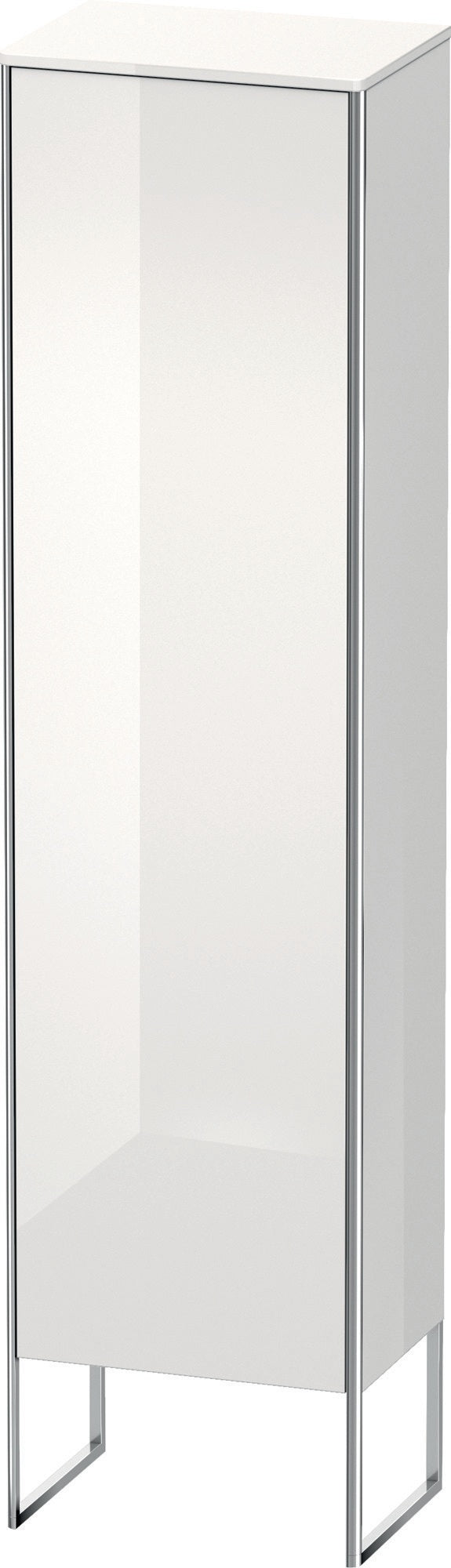 DURAVIT XSquare Hochschrank 2016 mm weiß hochglanz, Tür rechts, Tip-On, bodenstehend