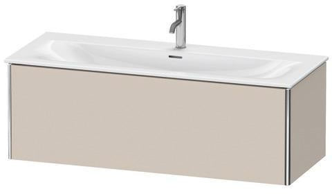 Duravit XSquare Waschtischunterbau 1210 mm für Viu 234412 – Wandhängend, Taubenblau Seidenmatt