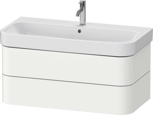 Duravit Waschtischunterbau Happy D.2 Plus 975 mm taupe supermatt mit Tip-On-Technik