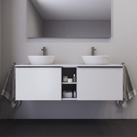 DURAVIT Licht & Spiegel Wandspiegel 400x700mm beleuchtet IP44 mit Befestigungsmaterial