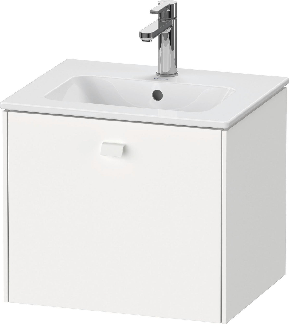 DURAVIT Waschtischunterbau Brioso 520 mm wandhängend weiß matt mit 1 Auszug und Soft-Close