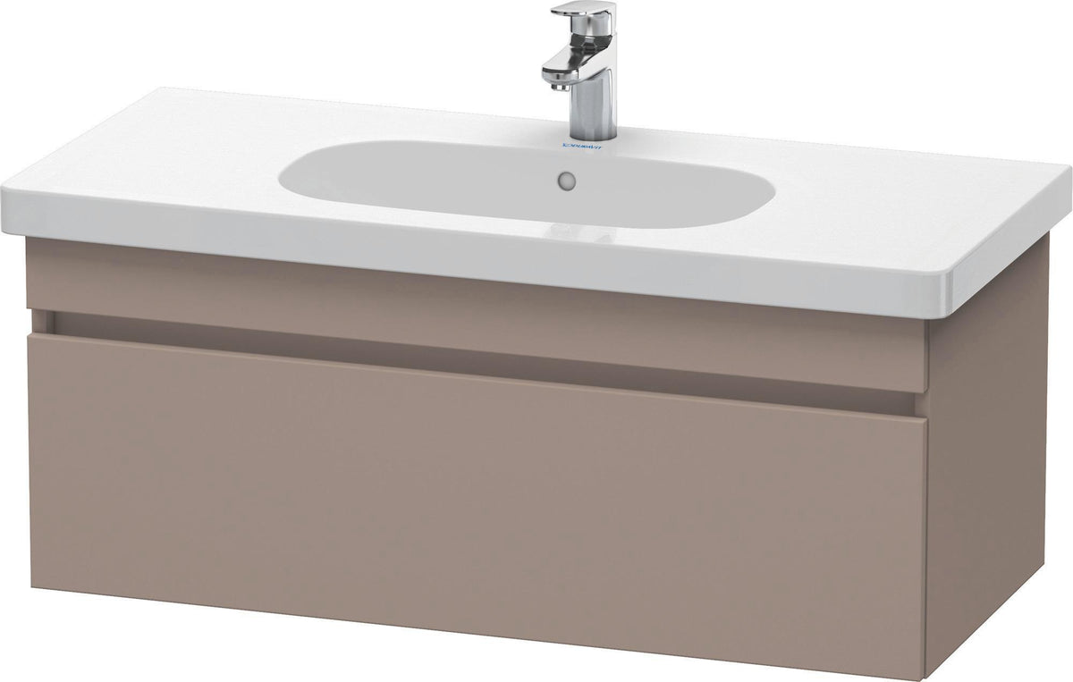 DURAVIT DuraStyle Waschtischunterbau 1000 mm wandhängend mit 1 Auszug und Soft-Close in Weiß Matt