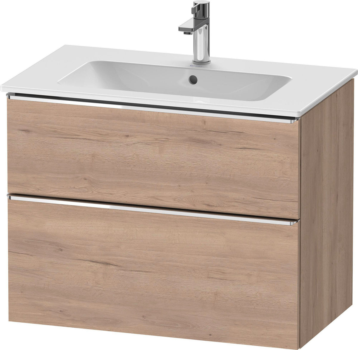 Duravit D-Neo Waschtischunterbau 810 mm betongrau matt mit Soft-Close-Auszug