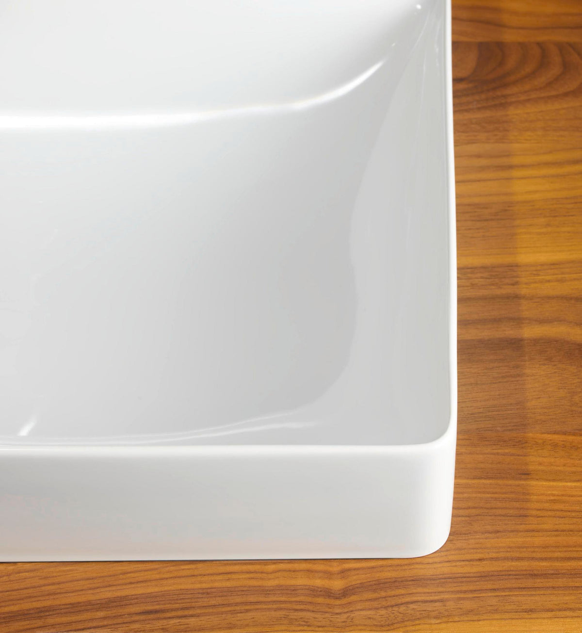 Duravit DuraSquare Aufsatzwaschtisch 600 mm, weiß, ohne Überlauf, mit Hahnlochbank – Design by Duravit