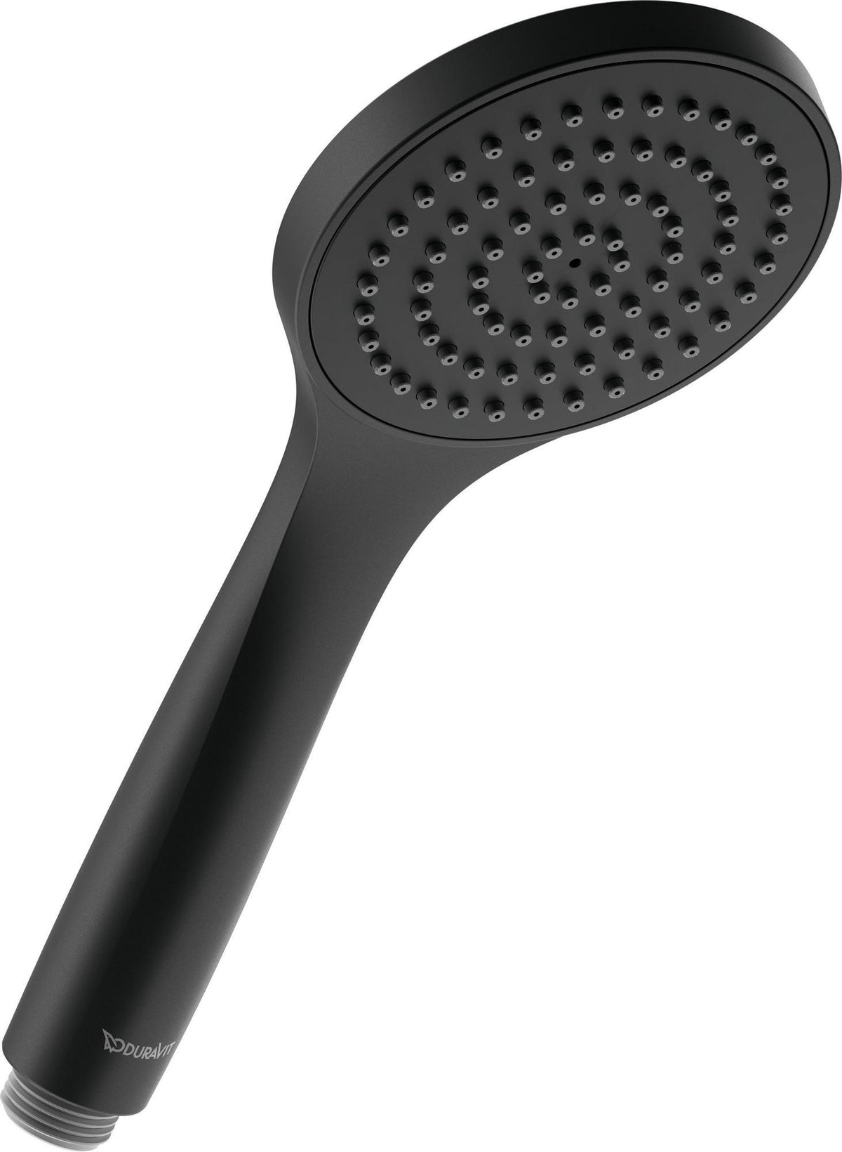 DURAVIT Handbrause schwarz matt Ø 101 mm mit Antikalksystem – 1 Strahlart, Kunststoff