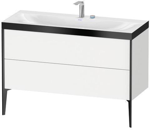 Duravit Möbelwaschtischset XVIU 1200x480mm Chaos mit Unterbau und Raumsparsiphon