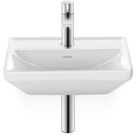 DURAVIT D-Neo Handwaschbecken 450 mm weiß mit WonderGliss – Wandhängend, 1 Hahnloch