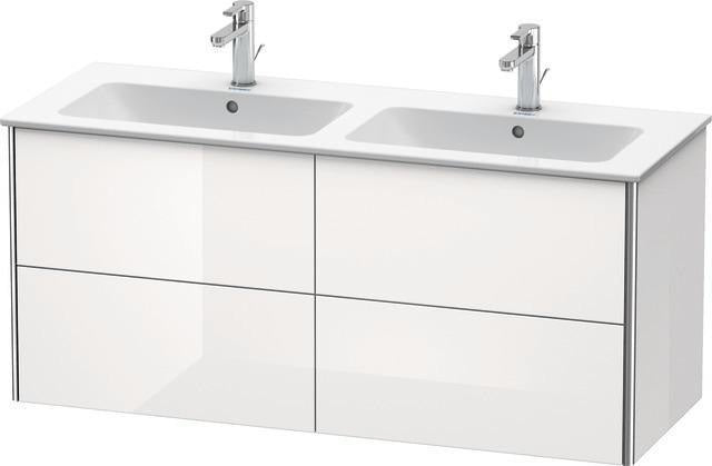 Duravit XSquare Waschtischunterbau 1280 mm, wandhängend, mit Schubkasten und Siphonausschnitt