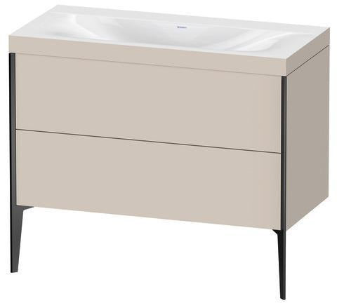 Duravit XViu Möbelwaschtischset 1000 mm mit Unterschrank und Viu Waschtisch