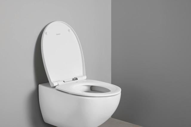 DURAVIT Univavo WC-Sitz Oval Tief 451mm mit Absenkautomatik, Weiß