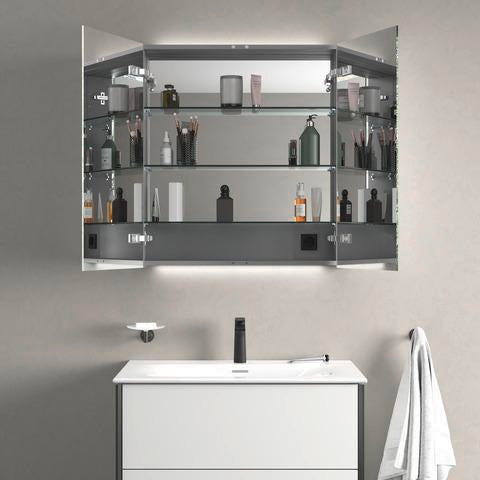 Duravit Viu Möbelwaschtisch 830 mm, weiß, mit Überlauf und Hahnlochbank