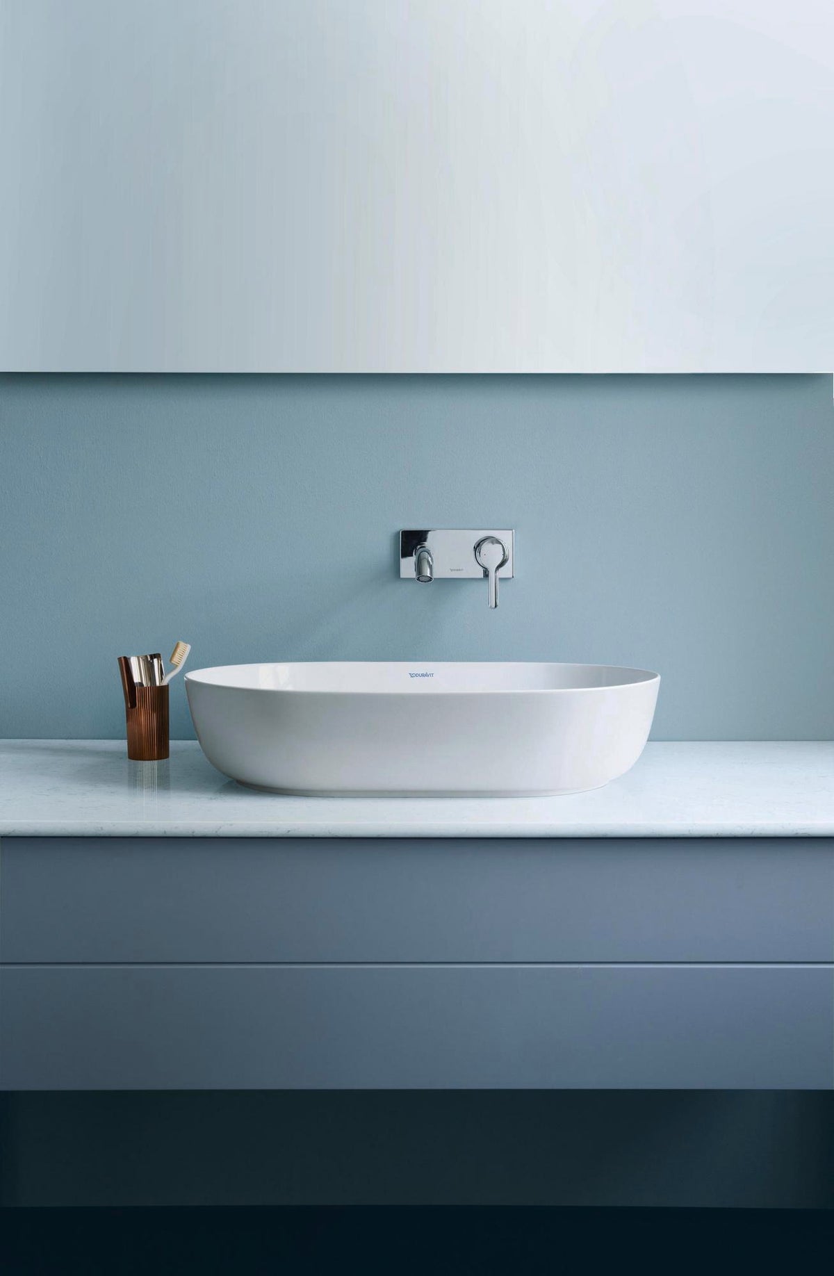 Duravit Luv Waschtischunterbau bodenstehend 1338 mm mit 1 Auszug Weiß Seidenmatt