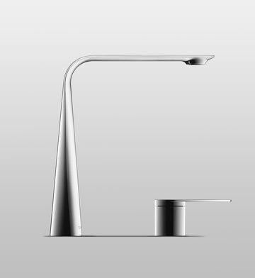 Duravit D.1 2-Loch Waschtischarmatur XL Chrom – 180 mm Ausladung, Keramikmischsystem