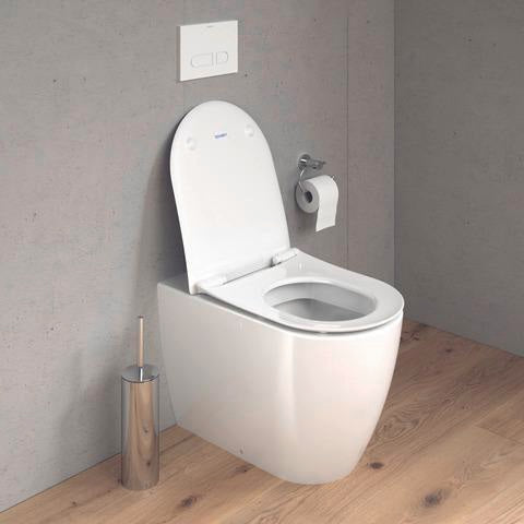 Duravit Soleil by Starck WC-Sitz Weiß Duroplast mit Edelstahl-Scharnier, abnehmbar
