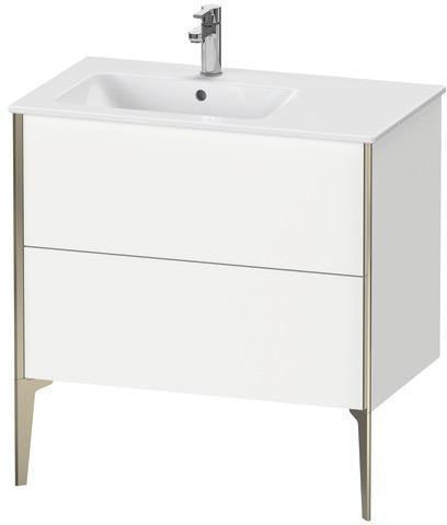 Duravit Waschtischunterbau XVIU 810x834x480mm 2 Auszüge Ahorn mitte Schürze s-matt