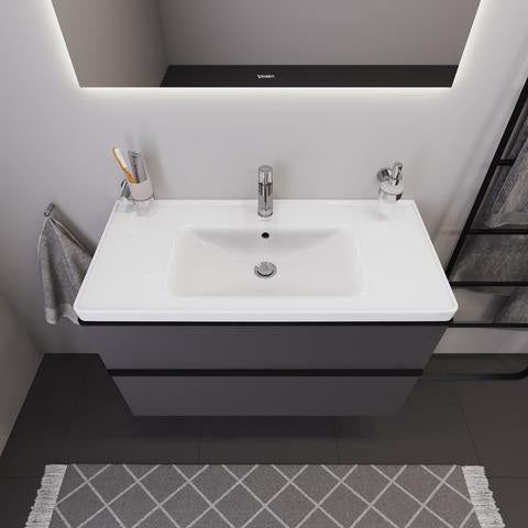 DURAVIT Licht & Spiegel Wandspiegel 600x700mm IP44 mit Beleuchtung und Schalter – matt, inkl. Befestigungsmaterial
