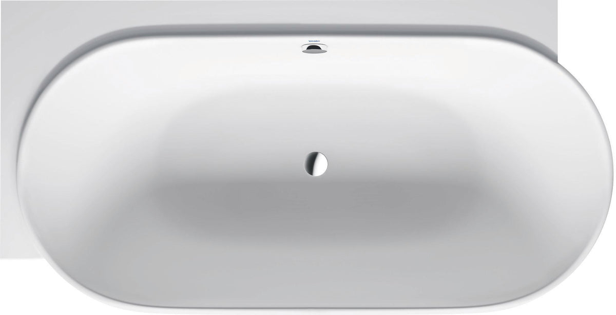 DURAVIT Luv Eckbadewanne 1850x950 mm Mineralguss Weiß Matt – 2 Rückenschrägen, Ecke links