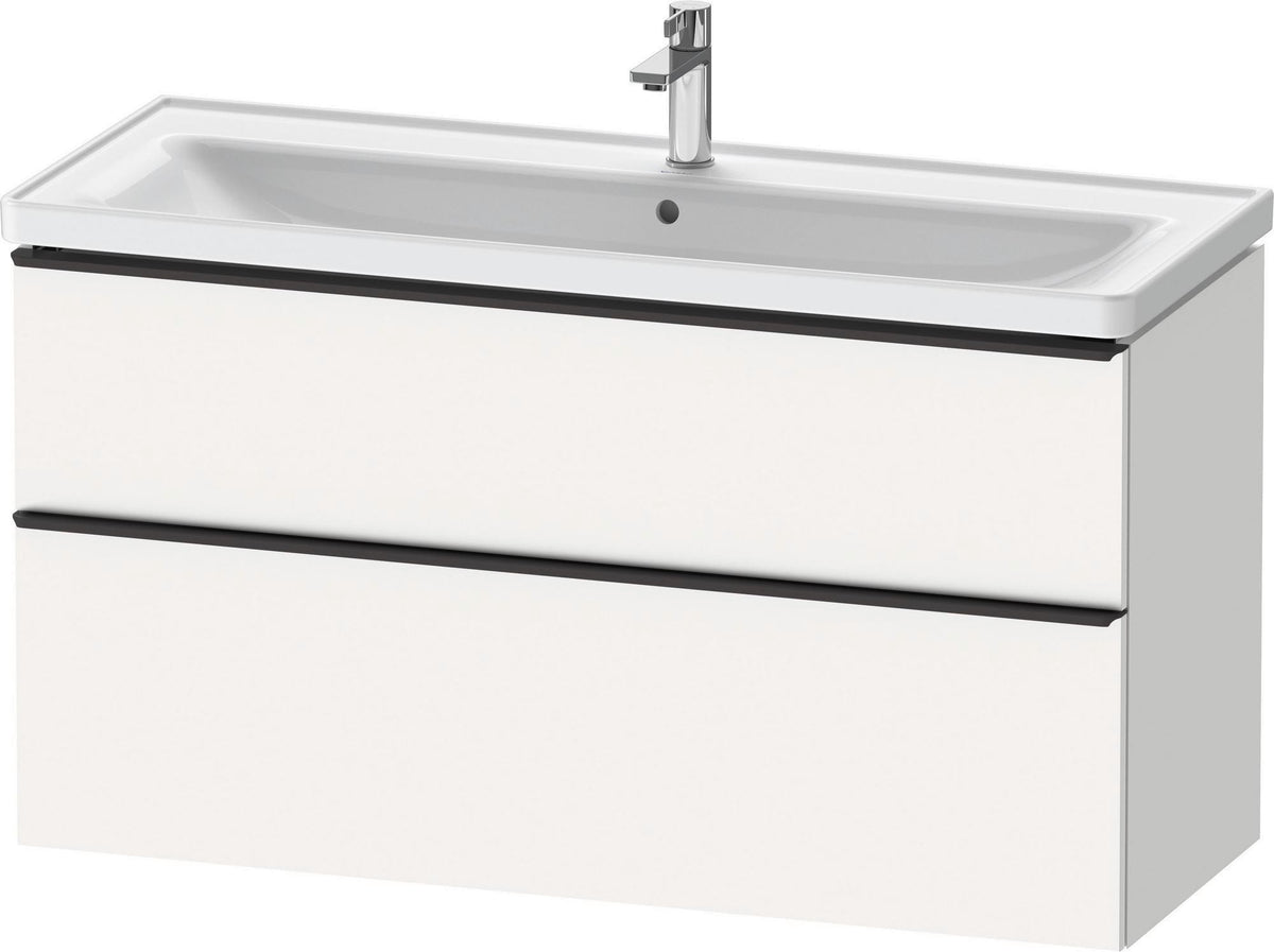 DURAVIT D-Neo Waschtischunterbau 1184 mm Eiche Schwarz mit Bronze Griff
